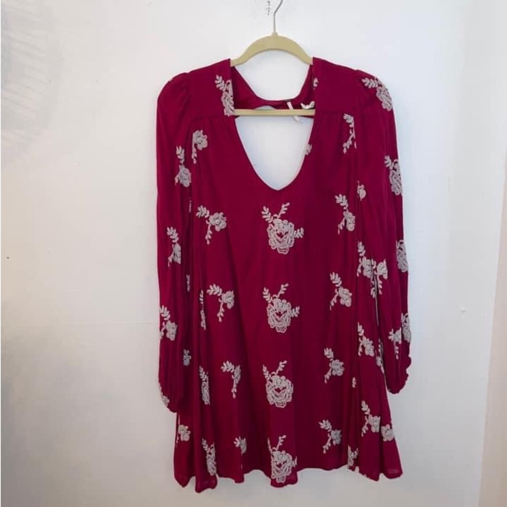 Free People embroidered dress
